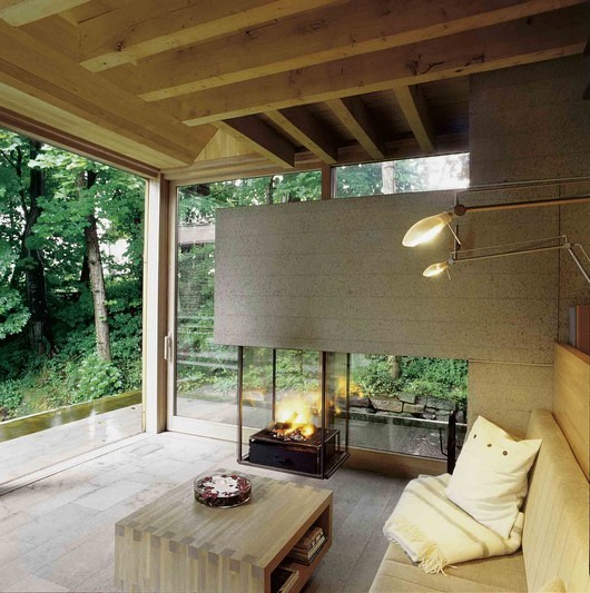 瑞典建筑师Wingardhs设计的乡村度假小屋Mill House，景观和室内设计都充满禅意。 